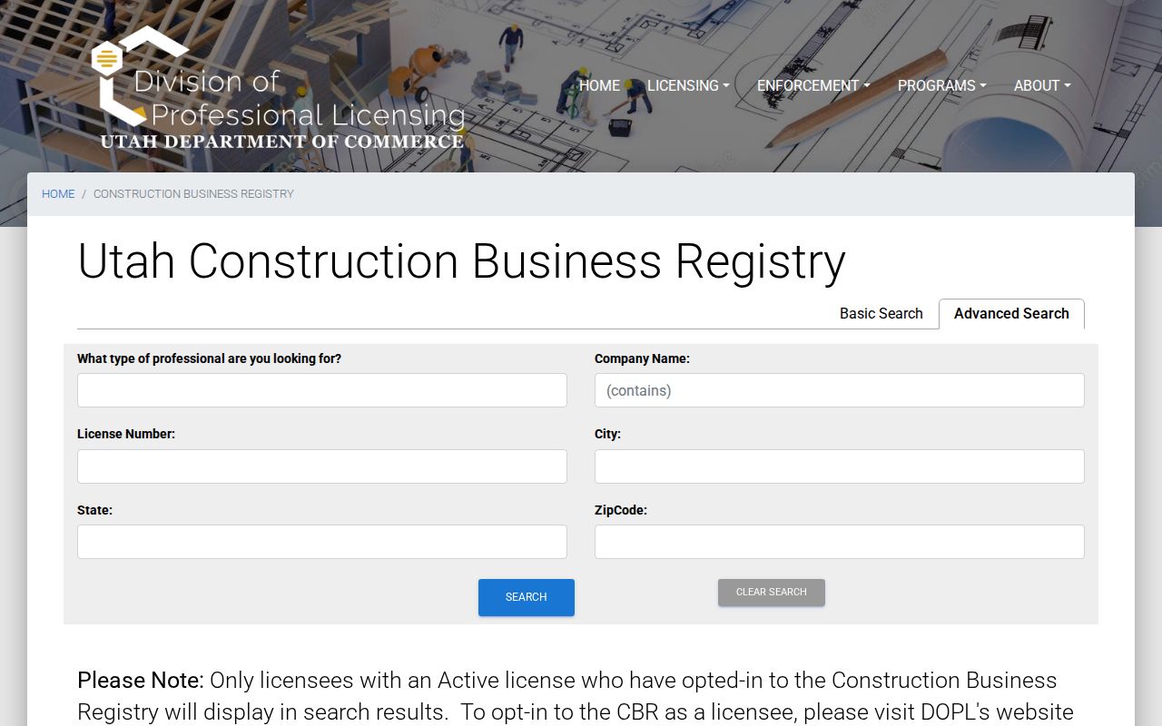 Weber County business registration search