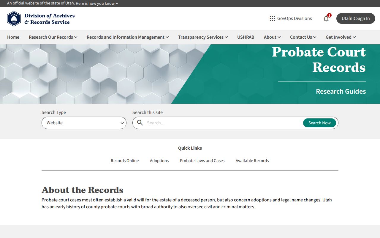 Weber County resident lookup courts and probate guide