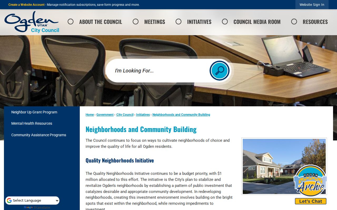 Weber County neighbors neighborhood programs