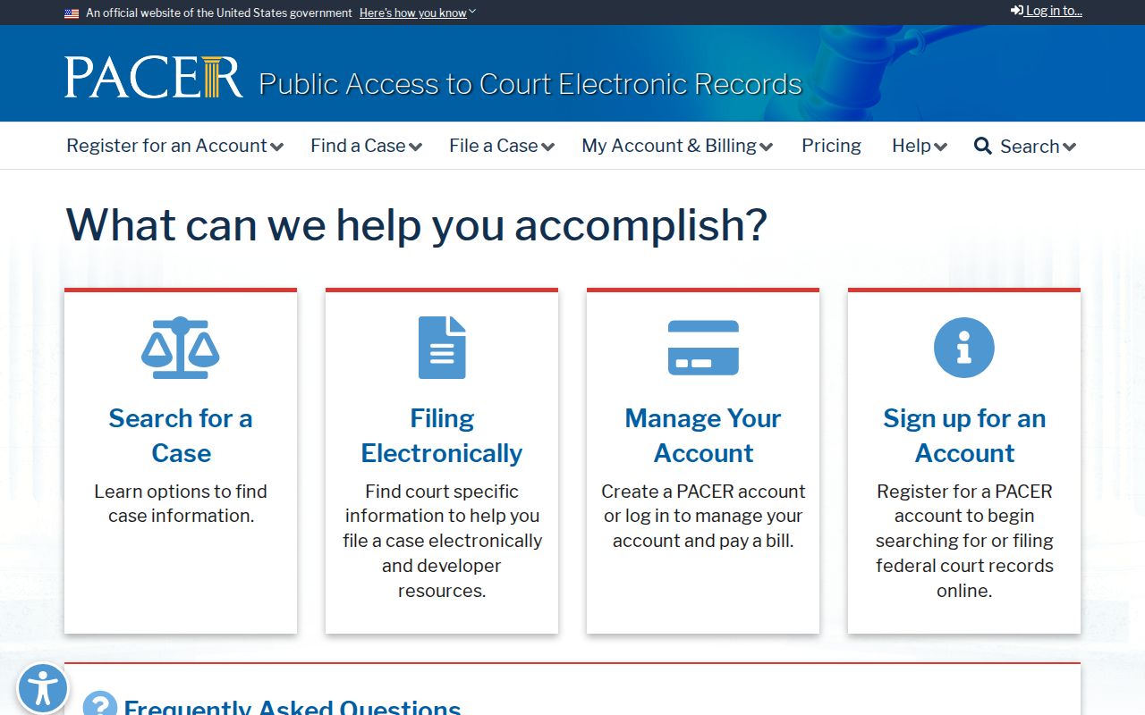 Weber County resident lookup federal court access