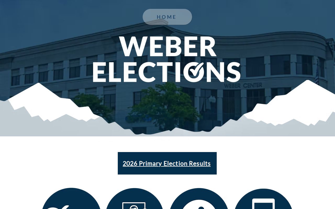 Weber County elections information site